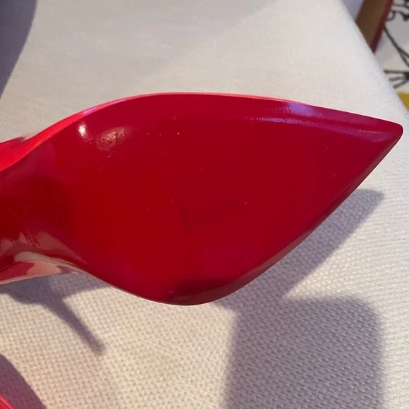 Kate 100 Patent Leather Fluorescent Pink heels size 38.5 - Picture 5 of 7